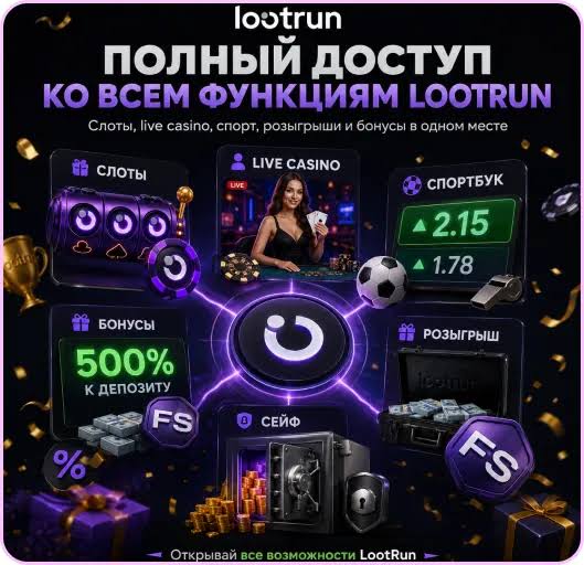 Lootrun Зеркало — актуальный доступ для азартных игроков